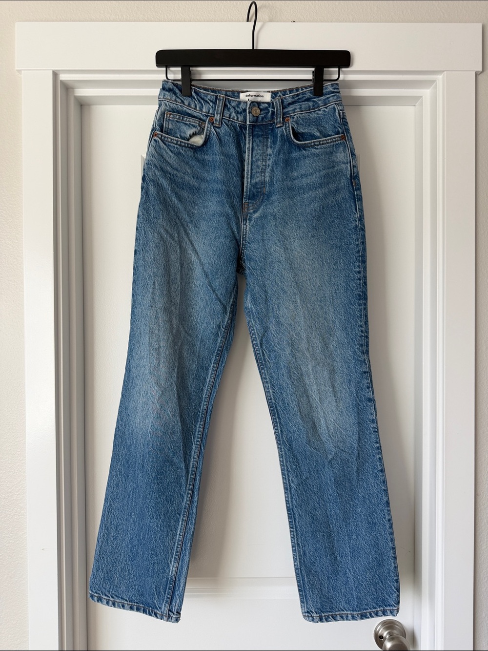 Reformation Cynthia High Rise Straight